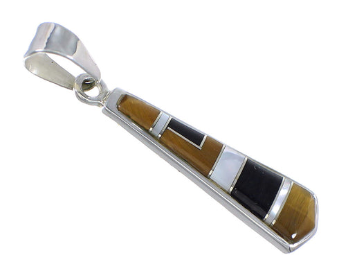 Multicolor Sterling Silver Southwest Pendant YX70705